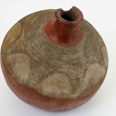 Behltnis aus Ruanda in der Ausstellung "Zwischen Sammelwut und Forschungsdrang"