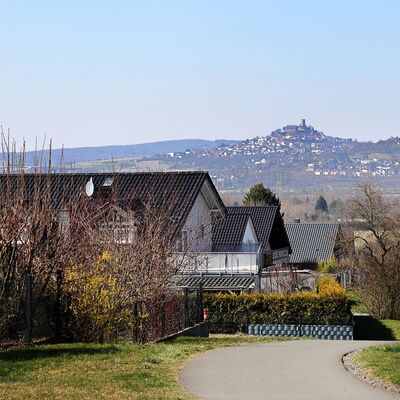Blick auf die Burg Gleiberg