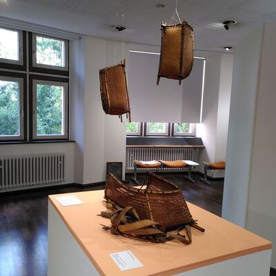 Ausstellungsansicht "Zwischen Sammelwut und Forschungsdrang"