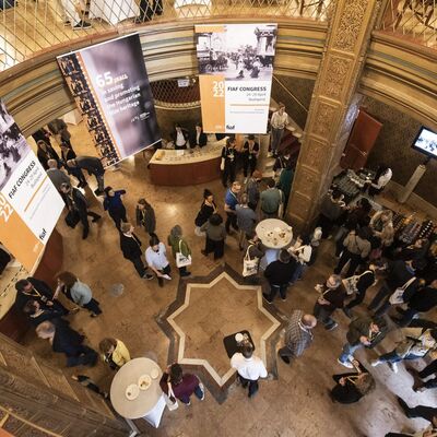 Teilnehmer des Fdration Internationale des Archives du Film im April 2022 in Budapest