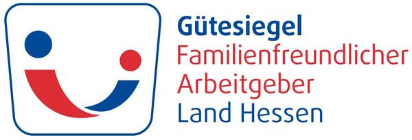 Logo Gütesiegel "Familienfreundlicher Arbeitgeber Land Hessen"