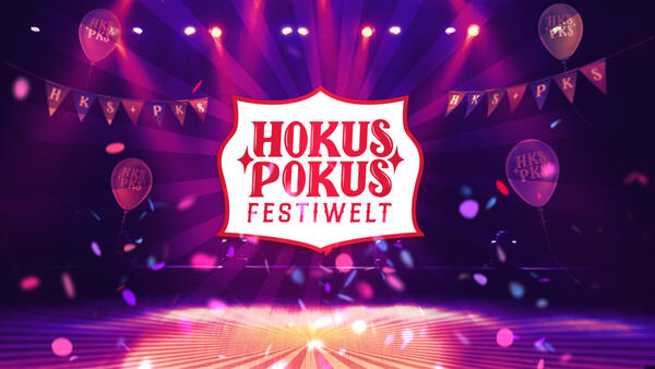 Veranstaltungsplakat Hokus Pokus Festiwelt 