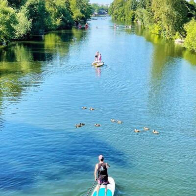 SUP auf der Lahn