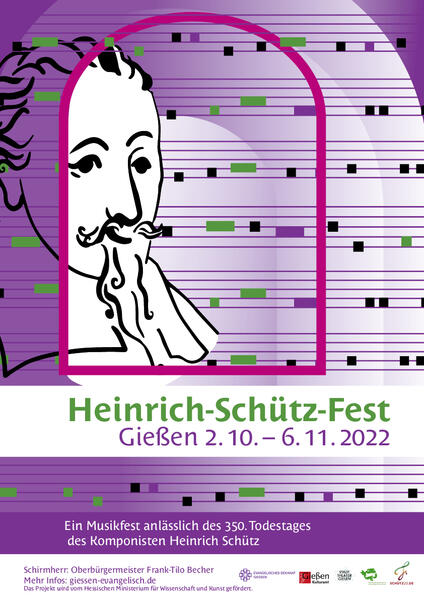 Veranstaltungsplakat Heinrich-Schütz-Fest 2022