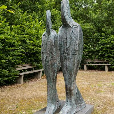 Figurenpaar - Skulptur