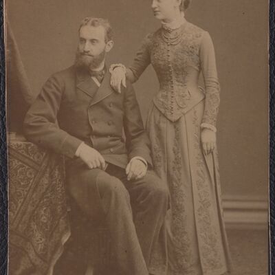 Friedrich Bücking und Nanny Gail um 1890