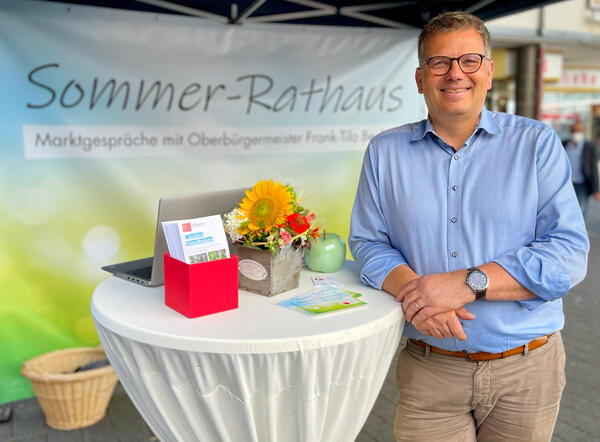 Sommerrathaus OB Frank-Tilo Becher