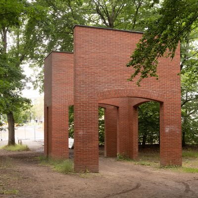 Gie&szlig;ener Kunstweg - Objekt Giessen (Backsteintor)