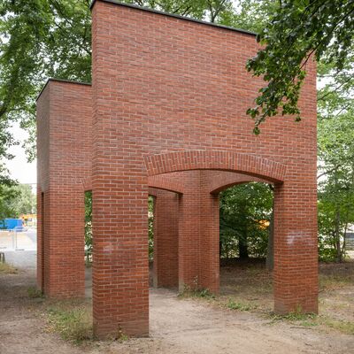 Gie&szlig;ener Kunstweg - Objekt Giessen (Backsteintor)