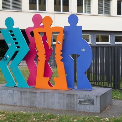 StellDichein - J&auml;ger -Skulptur