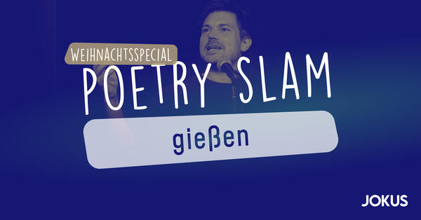 Veranstaltungsplakat Poetry Slam Gießen | Weihnachtsspecial 