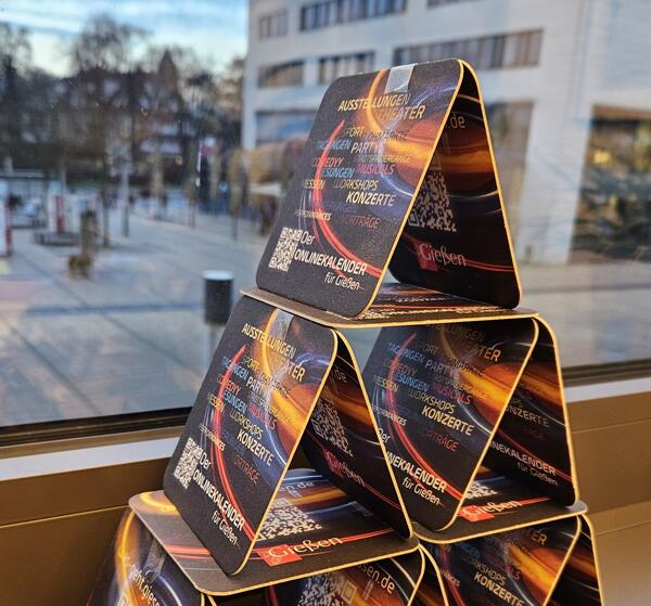 Bierdeckel der Kampagne "was geht, Gie�en?"
