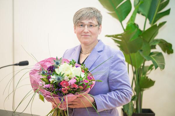 Die neue Pr�sidentin der JLU Prof. Dr. Katharina Lorenz