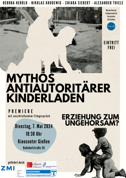 Filmplakat Mythos Antiautoritrer Kinderladen