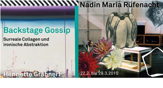 Ausstellung von Rfenacht und Grahnert - Backstage Gossip - Surreale Collagen und ironische Abstraktion
