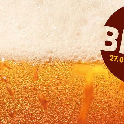 Bildausschnitt Flyer Bierausstellung