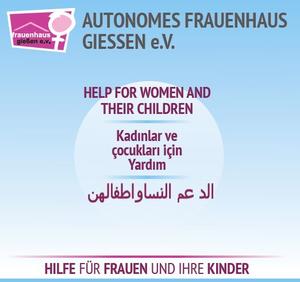 Autonomes Frauenhaus - Plakat