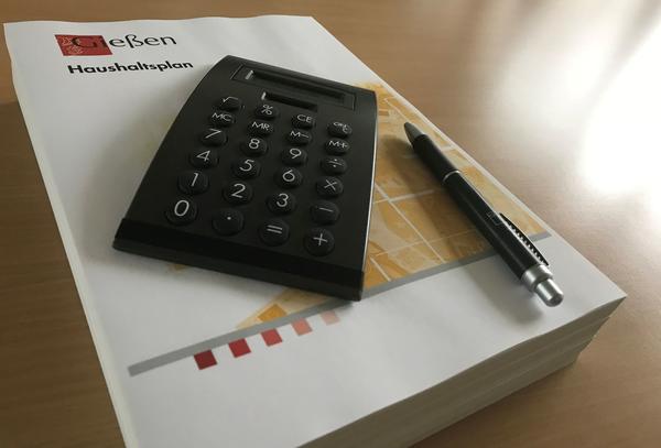 Haushaltsplan der Stadt Gie�en