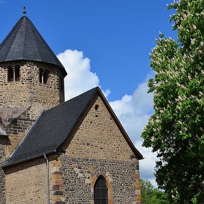 Basilika auf dem Schiffenberg - Teilansicht