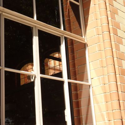Schlachthof - restauriertes Fenster