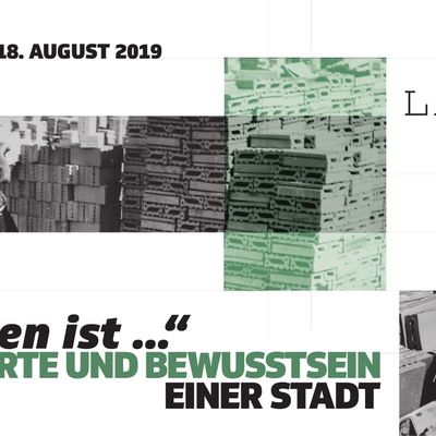 Ausstellung_Gießen ist - Plakat mit Bildausschnitten