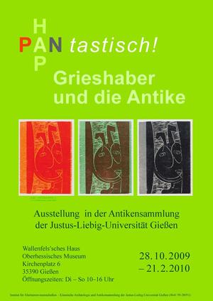 Grieshaber und die Antike - Ausstellungsplakat