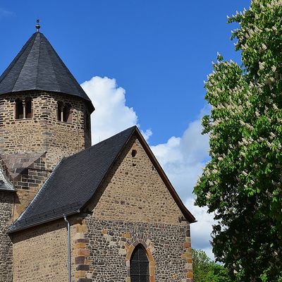 Teil der Basilika auf dem Schiffenberg