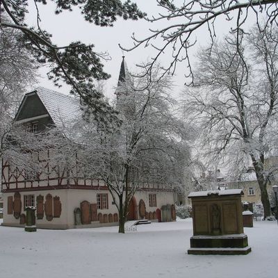 Alter Friedhof - Kapelle im Winter