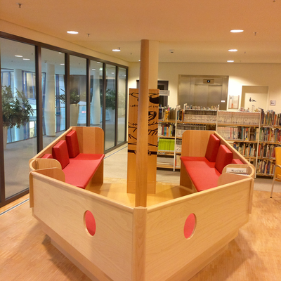 Piratenschiff in der Stadtbibliothek